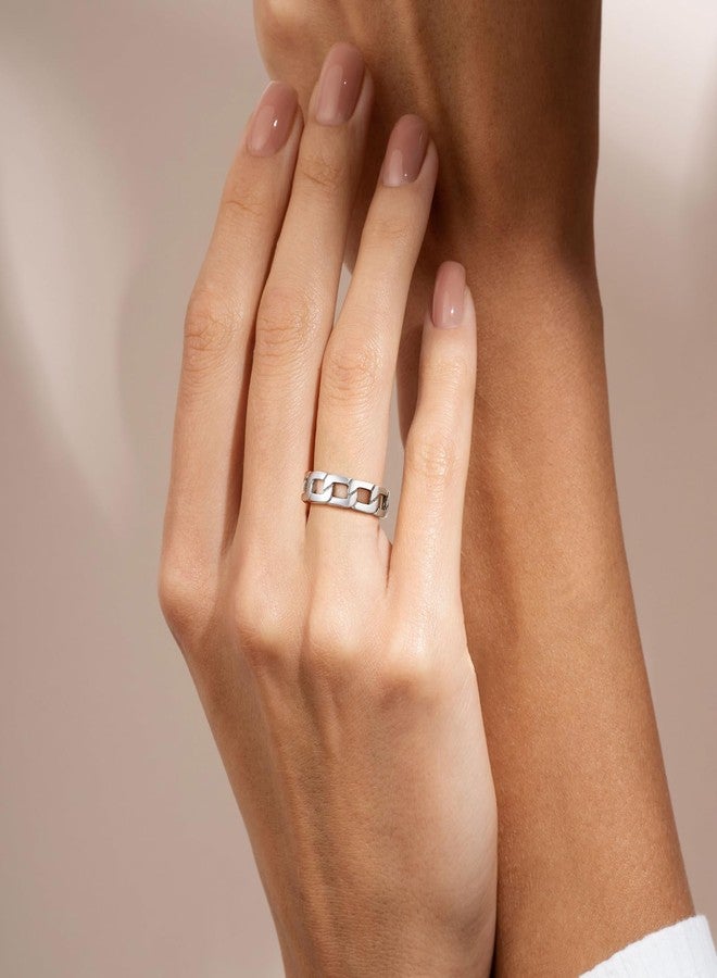 Silvora Silover Silver Hypoallergenic Rings Women Stering Silver Sturdy Band Rings Wedding Jewelry Decorations - Image 4